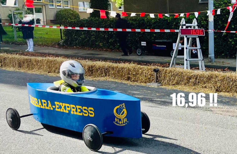 seifenkiste blau bestzeit