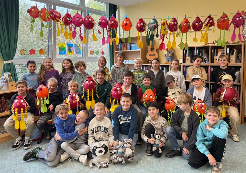 4a Laternen Klassenfoto