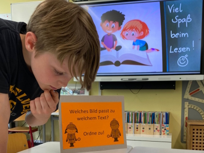 Lesecafe Text Bildzuordnung